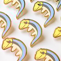Image 2 of Yellow-Headed Day Gecko - Tiny Reptile Enamel Pins