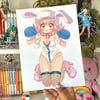 Bunny Chiaki Nanami A4 print