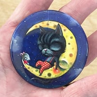 Image 1 of Catnap on the Moon (Button)