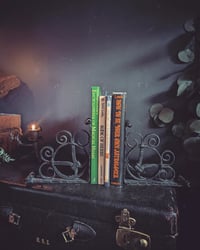 Image 1 of Gothic iron bookends 