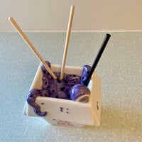 Image 3 of CREATURE FROM THE CRAB RANGOON "UBE PURPLE" EDITION 11 OZ TIKI MUG + EXTRAS