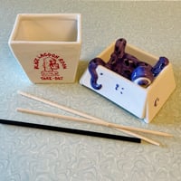 Image 4 of CREATURE FROM THE CRAB RANGOON "UBE PURPLE" EDITION 11 OZ TIKI MUG + EXTRAS