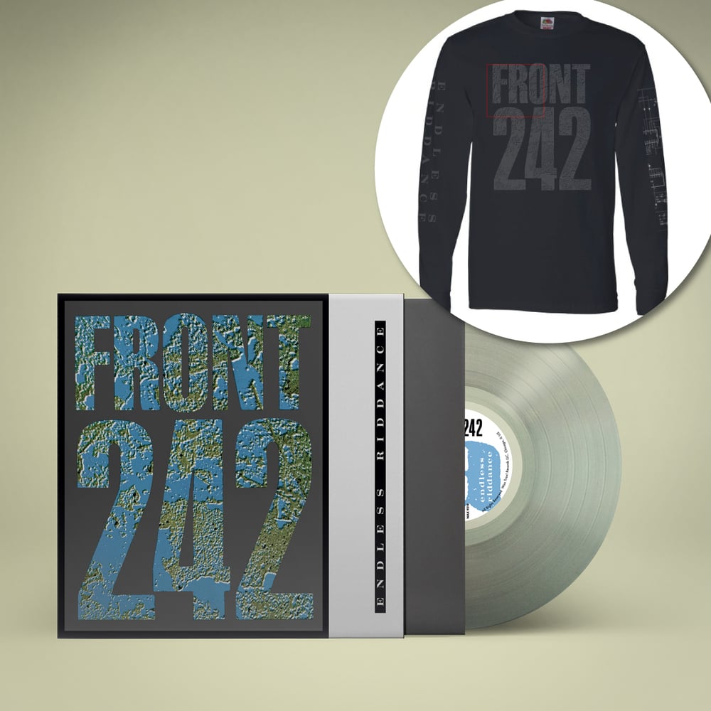 FRONT 242 - Endless Riddance 40th Anniversary Reissue - Clear 12" w/ Limited LS Shirt
