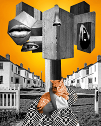 Woman With Cat No. 1