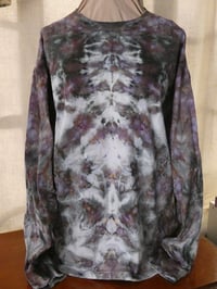 Image 1 of Ashes to Ashes - Psychedelic Fold Ice Dyed Shirt - Unisex/Men's Long Sleeve XL - Free Shipping