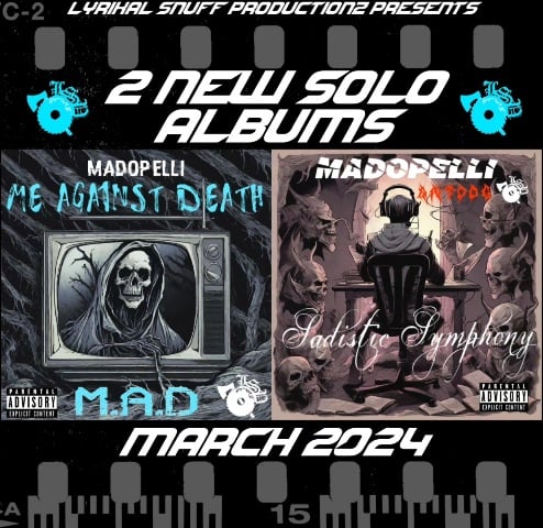 Image of MADOPELLI MUSIC: DOUBLE DISK ( 2  New Solo 💿)