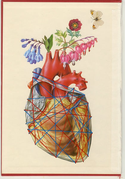 Image of The Heart Wants to Forgive - one of a kind collage