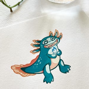 Image of Fire Puppy, original artwork