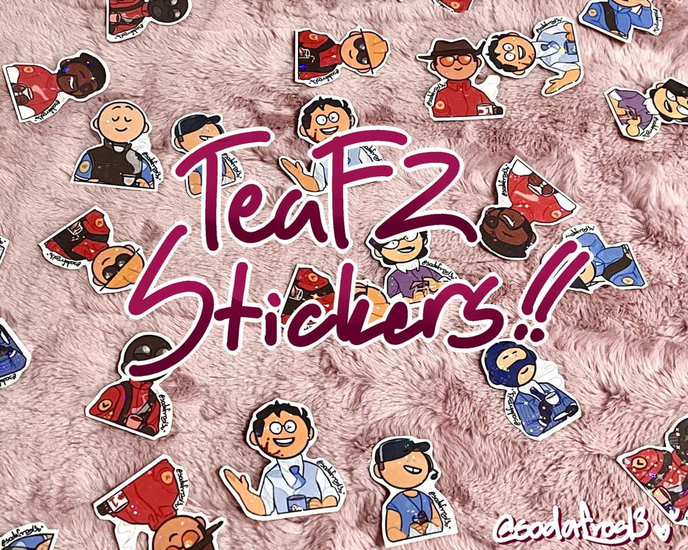 Image of TeaF2 Stickers [TF2]