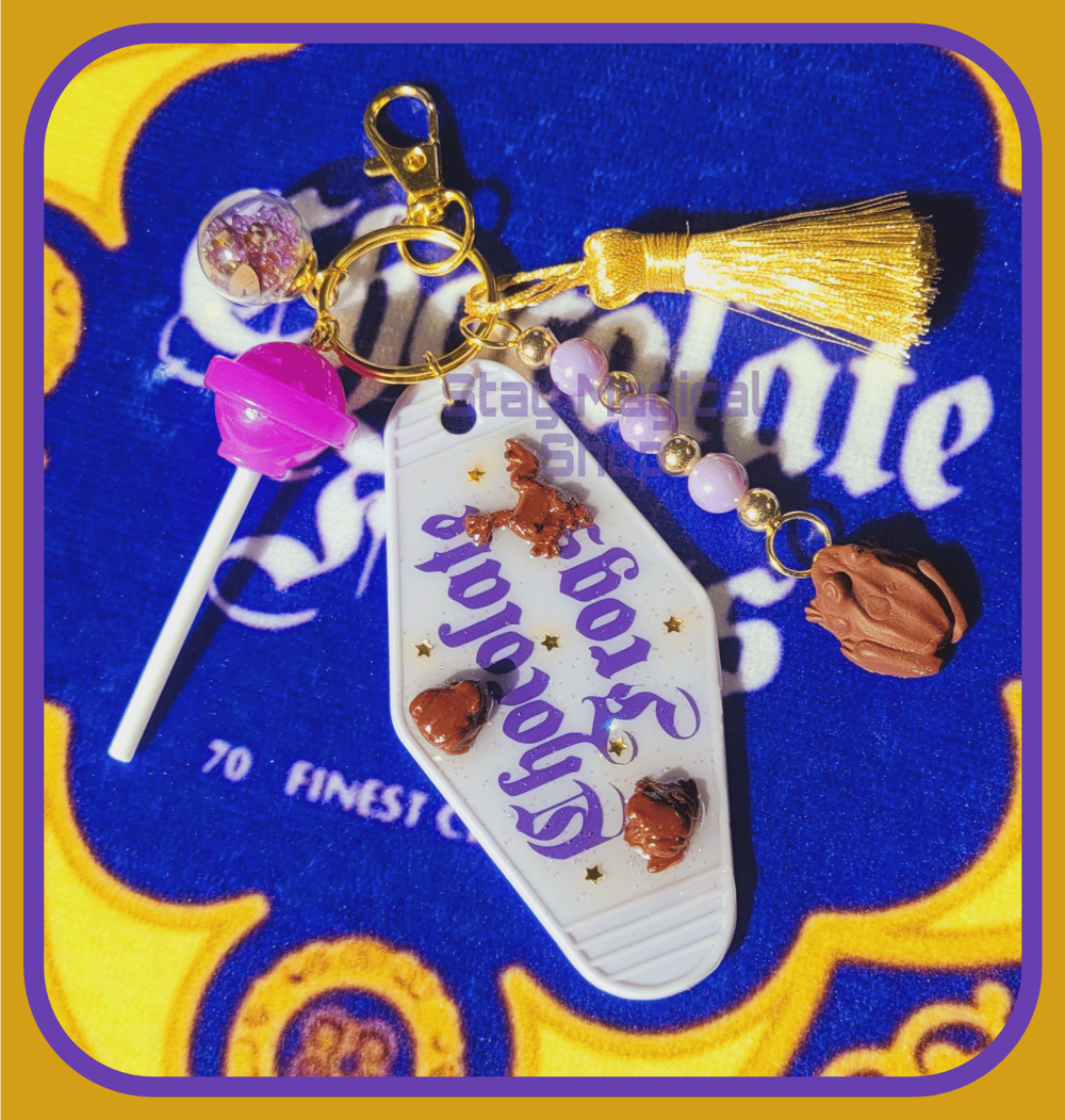 Image of Chocolate Frog Keychain 