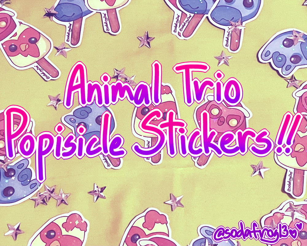 Image of Animal Trio Popsicle Stickers [Hotline Miami]