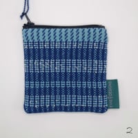 Image 3 of Handwoven and Handmade Coin purses Blue Variations 2