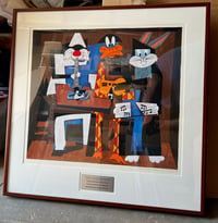 Image 2 of THREE LOONEY MUSICIANS  Original Acrylic Painting 1998