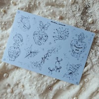 Image 1 of ⟡"Glass & Salt" sticker sheet⟡