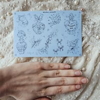 Image 2 of ⟡"Glass & Salt" sticker sheet⟡