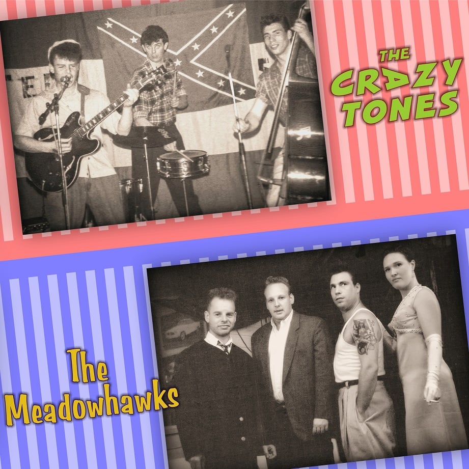 Crazy Tones & The Meadowhawks split (LP)