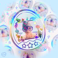 Taeyong Tamagotchi Holo Sticker