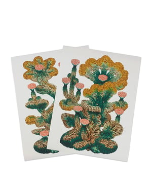 Double Print Collection, "Crested Madonna" & "Crested Totem."