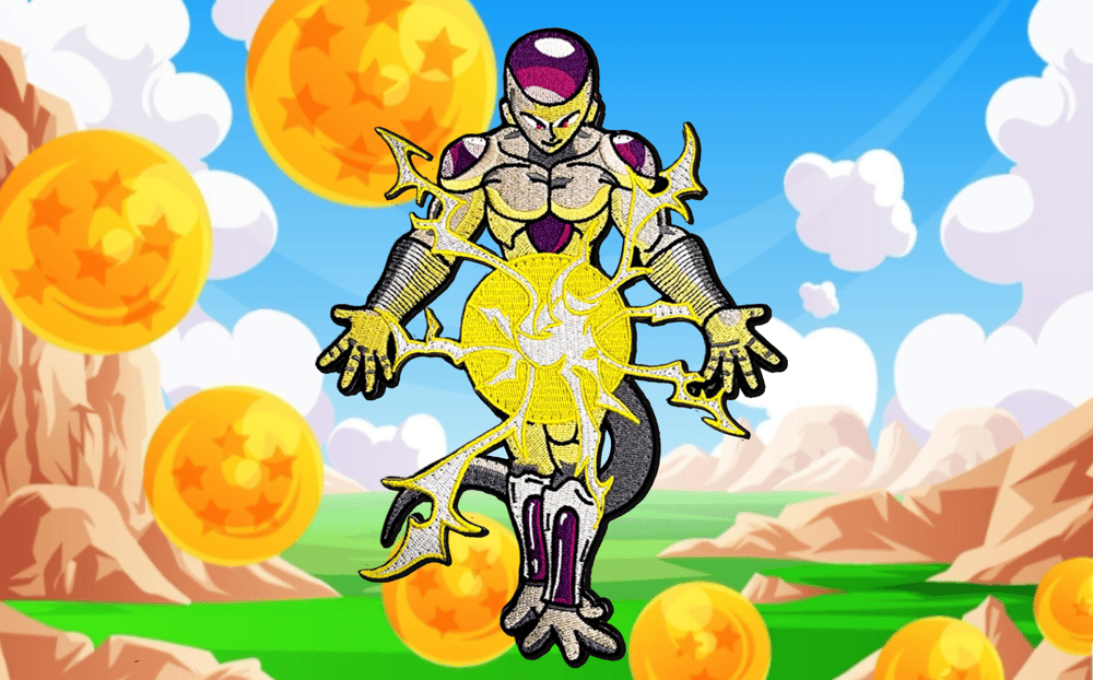 Image of FRIEZA XL "YELLOW KIENZAN" THREADED PATCH