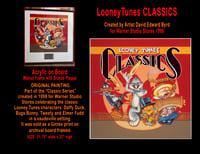 Image 1 of "LooneyTunes CLASSICS" Original Acrylic Painting but David Edward Byrd 1998