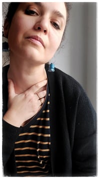 Image 5 of MINI KYOTO ACCIAIO orecchini - metalizzati chiari