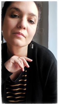 Image 4 of MINI KYOTO ACCIAIO orecchini - nero