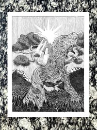 Image of Wood Dragon Print