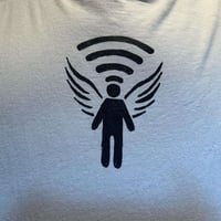 I PRAY ONLINE "Wi-fi Angels" T-Shirt