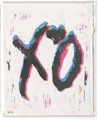 Image 3 of XO 'Til We OD Linocut Block Print (4.25"x5.5")