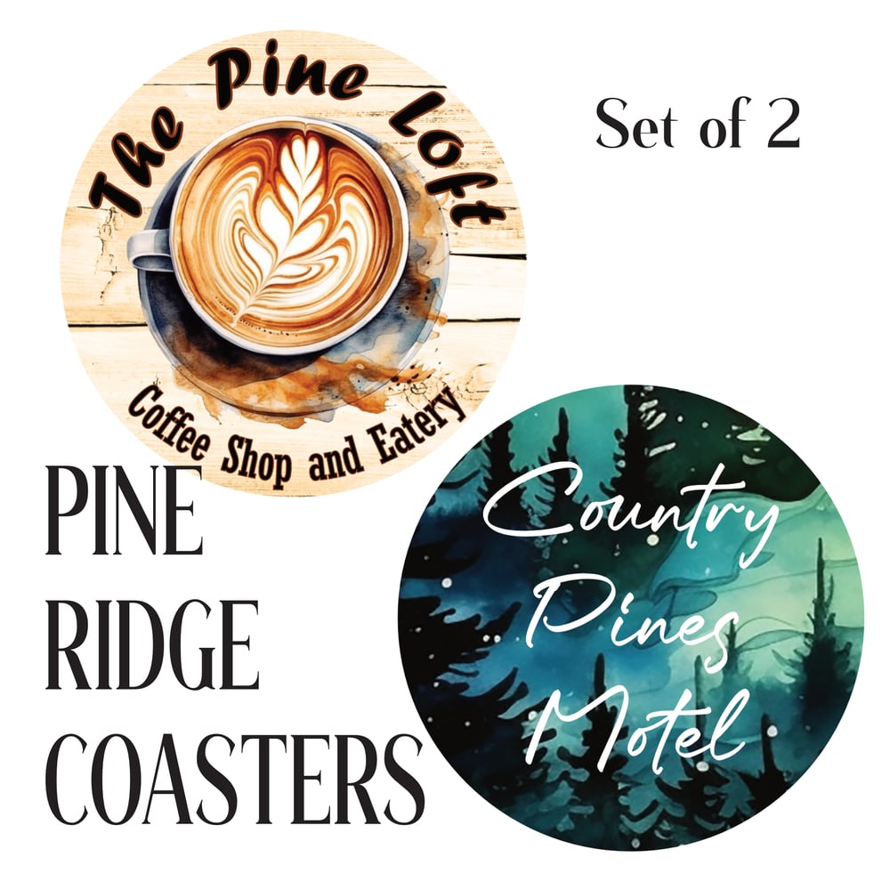 Image of Pine Ridge Collab - Car Coasters