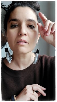 Image 4 of Circe Orecchini - Nero e Metallizzati