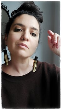 Image 5 of Circe Orecchini - Nero e Metallizzati