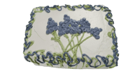 Image 2 of Grape Hyacinth Bouquet| Dairy-Free Vanilla Sheet Cake With White Vanilla Icing