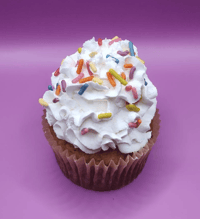 Image 4 of Vanilla Sprinkle Dairy-Free Cupcakes | 4ct