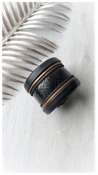 Image 1 of ANTIOPE KING LUX bangle - Nero Intenso