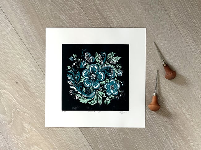 Sommernatt i hagen - 2 colour variations