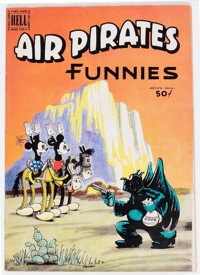 Image 5 of Limited Edition Print of Original Art for Cover of Air Pirates #2 Signed by Gary Hallgren