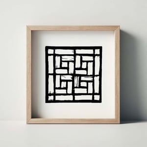 Image of Dodici • serie 1 • 20x20 • Linoleografia