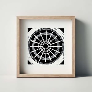 Image of Dodici • serie 7 • 20x20 • Linoleografia
