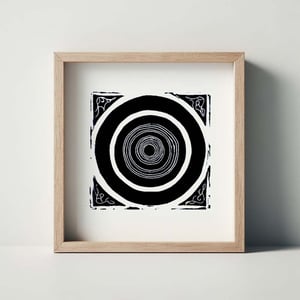 Image of Dodici • serie 8 • 20x20 • Linoleografia