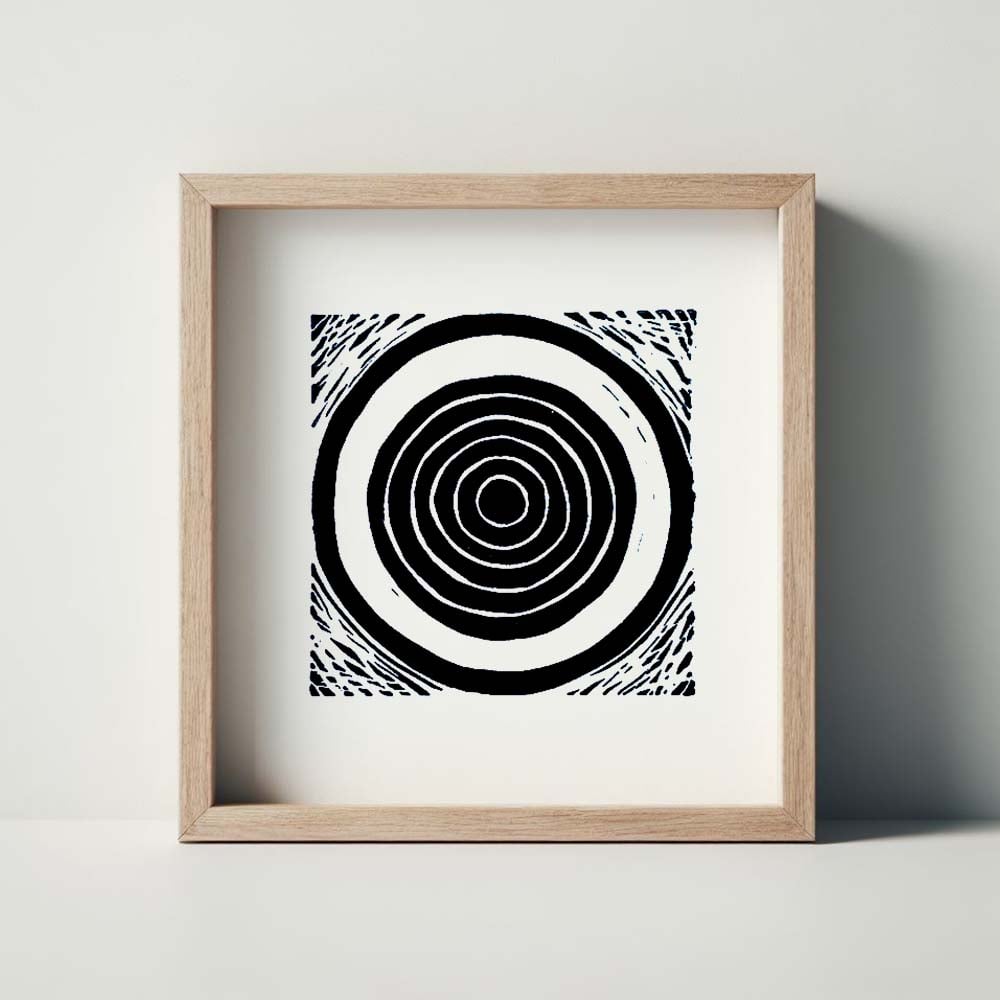 Image of Dodici • serie 9 •20x20 • Linoleografia