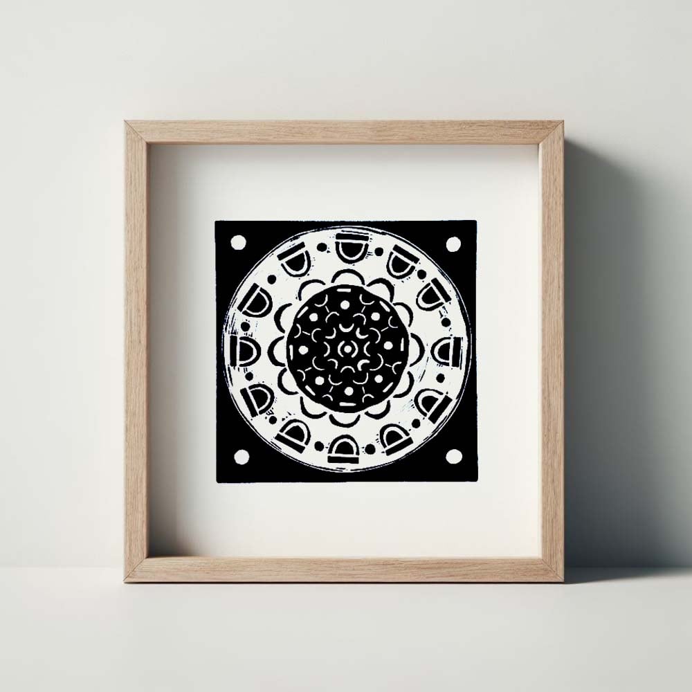 Image of Dodici • serie 12 • 20x20 • Linoleografia