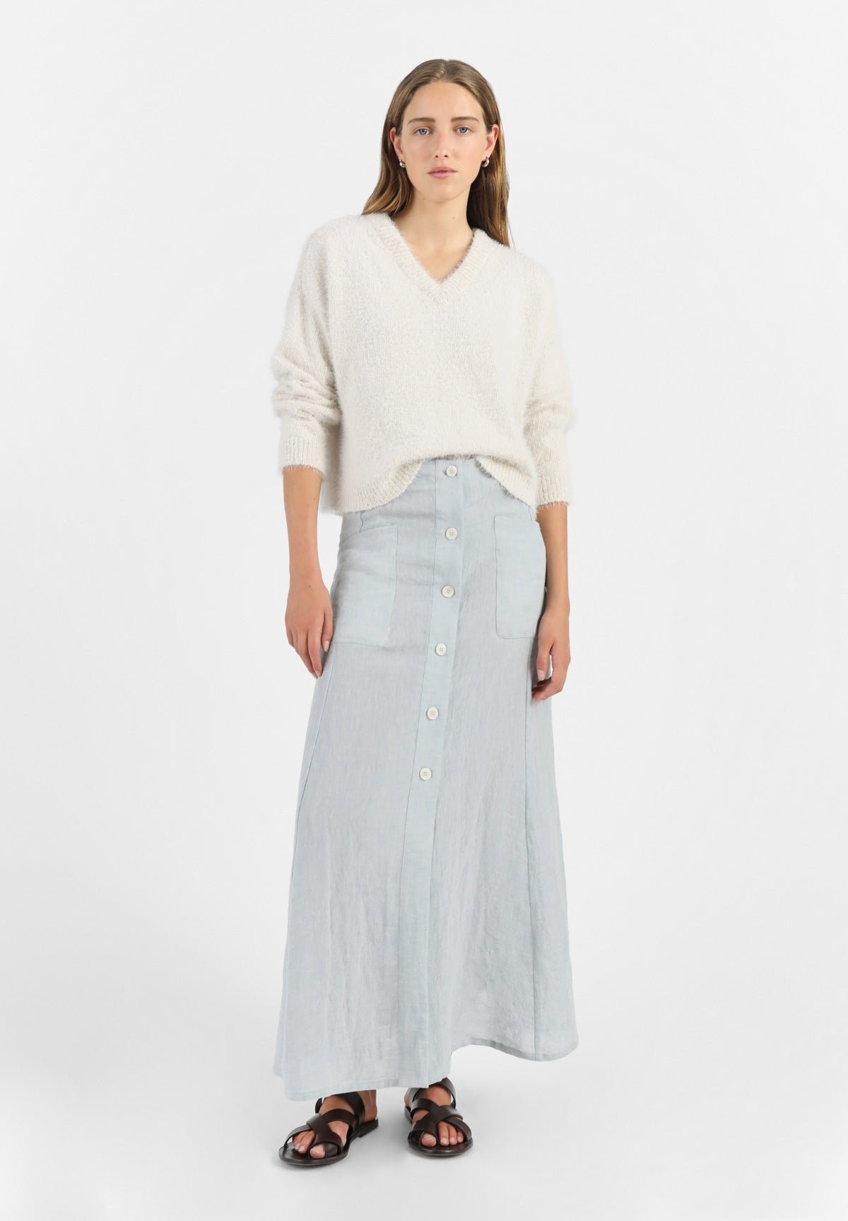 Image of MASSCOB CASTINE SKIRT INFINITE BLUE