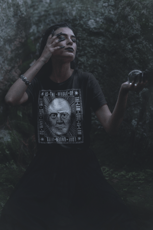 Image of Aleister Crowley Retro T-Shirt