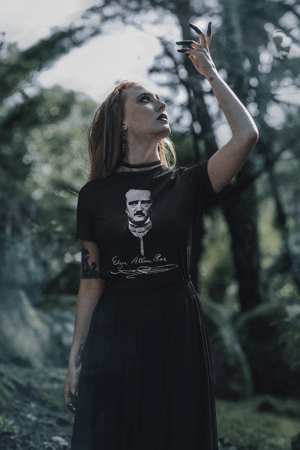 Image of Edgar Allan Poe Signature T-Shirt