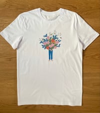Image 2 of Reste une taille XL - T-Shirt mixte BOUQUET - The Simones X Virginie Cognet
