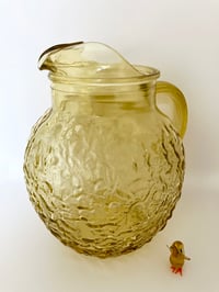 Image 1 of Lido Milano Amber Honey Crinkle Pitcher