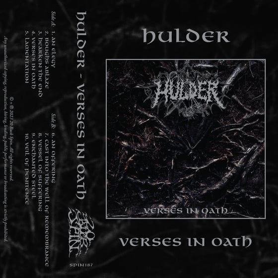 Image of Hulder - Verses In Oath Cassette
