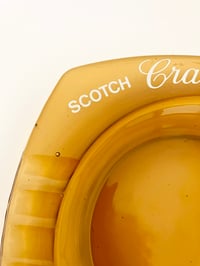 Image 4 of Large Amber Glass Advertising Ashtray