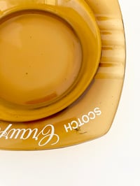 Image 5 of Large Amber Glass Advertising Ashtray